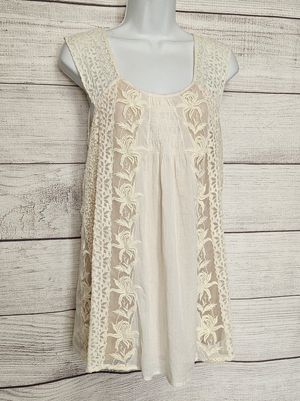 Anthropologie Lil Edelweiss Lace Tunic